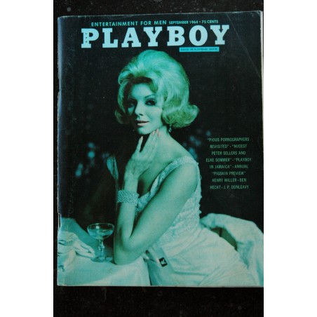 PLAYBOY US 1964 01 JANUARY IAN FLEMING MARYLIN MONROE PICASSO RUSSEL