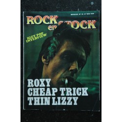 ROCK en STOCK  n°  16  ELVIS  EX PISTOLS PLASTIC BERTRAND  William SHELLER TRAVOLTA  MOODY BLUES