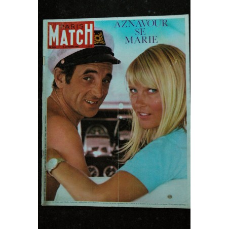 PARIS MATCH N°  958 19 AOUT 1967 BRIGITTE BARDOT ET SON FILS LE CHE