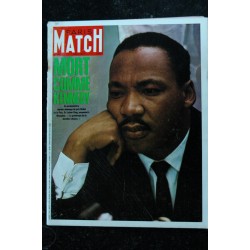 PARIS MATCH N°  992   13 avril 1968     Mort comme KENNEDY   Dr Luther KING