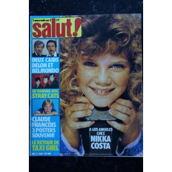 Salut ! 167   1982   AC DC  Bernard GIRAUDEAU  Karen CHERYL CABREL Poster France GALL