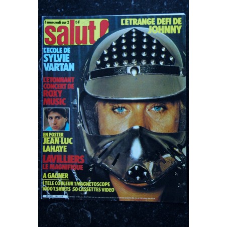 SALUT ! 169 MARS 1982 COVER TELEPHONE IRON MAIDEN MAGNUM TOM SELLECK MARILYN MONROE