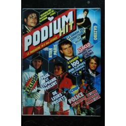 PODIUM HIT 144  Février 1984   incomplet  Michael JACKSON  les KOEURS Sophie Marceau Sardou Monroe Stallone