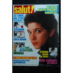SALUT ! 282 JUILLET 1986 COVER GOLDMAN  COCK ROBIN  A-HA  Kim WILDE