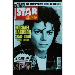 STAR COLLECTOR  n° 24   * 2009 *  MICHAEL JACKSON    L'ultime hommage 16 Posters + 4 cartes