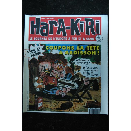 HARA KIRI Hebdo 3 RARE * 1993 * Le journal de l'Europe à feu et à sang * Les Serbes plus forts que Patrick Bruel HARA KIRI Hebdo 3 RARE * 1993 * Le journal de l'Europe à feu et à sang * Les Serbes plus forts que Patrick Bruel