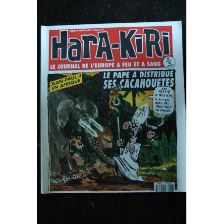 HARA KIRI Hebdo 5 RARE * 1993 * Le journal de l'Europe à feu et à sang * Un cercueil pour dix HARA KIRI Hebdo 5 RARE * 1993 * Le journal de l'Europe à feu et à sang * Un cercueil pour dix