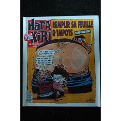 HARA KIRI Hebdo     8  RARE  * 1993 *  Le journal de l'Europe à feu et à sang   *   UN CHOMEUR TROUVE DU BOULOT