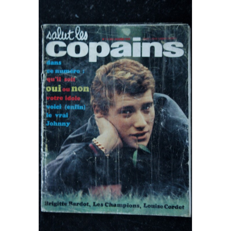 Salut les Copains N°   7   * 02 1963 *  Brigitte Bardot Johnny Hallyday James Dean
