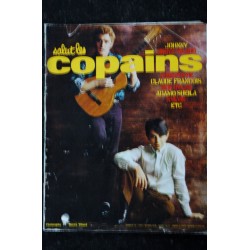 Salut les Copains N° 43 1966 02 JOHNNY HALLYDAY Hervé VILARD CHRISTOPHE Claude FRANCOIS BOB DYLAN ADAMO SYLVIE VARTAN