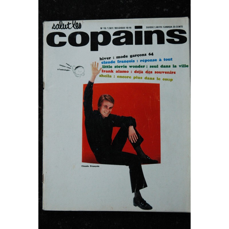 Salut les Copains N° 15   * 10 1963 * COMPLET *  FRANCOISE HARDY JAMES DEAN RICHAD ANTHONY BECAUD