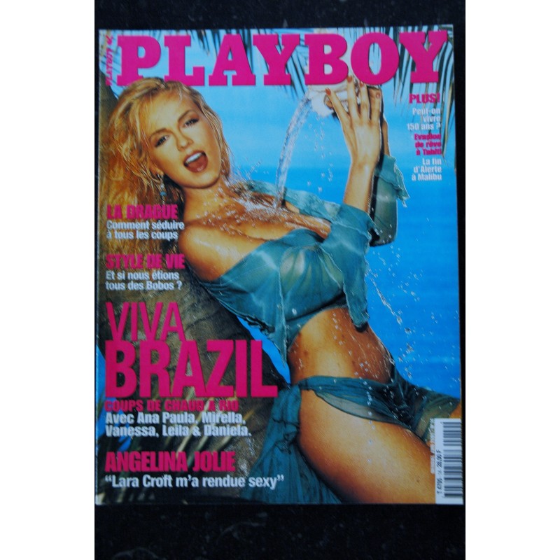 PLAYBOY 14 ANGELINA JOLIE VANESSA MANZANO JET-SKI ANA PAULA MIRELLA VIEIRA NUDES