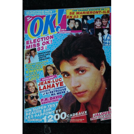 OK ! âge tendre 370   JEAN-LUC LAHAYE  F.R. DAVID