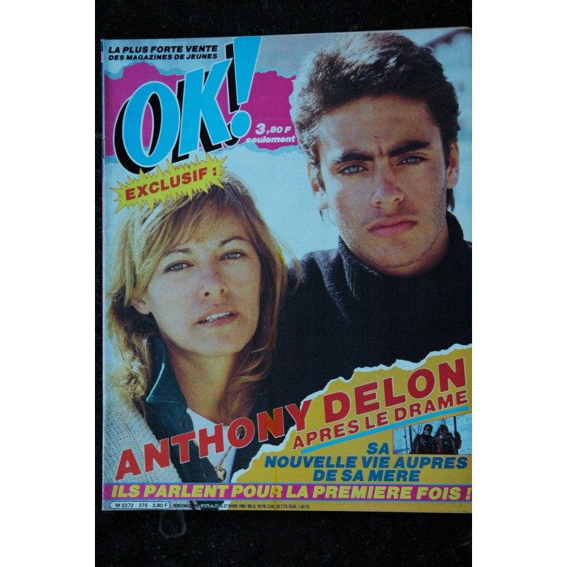 OK ! âge tendre 375   ANTHONY & NATHALIE DELON  HERBERT LEONARD JULIEN LEPERS
