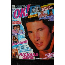 OK ! âge tendre 382  RICHARD GERE PLASTIC BERTRAND  LES FORBANS JANE BIRKIN