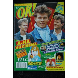 OK ! âge tendre 580 23 FEVRIER 1987 COVER A-HA + INTERVIEW MADONNA LE NOUVEAU SCANDALE