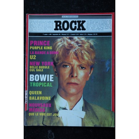 ROCK en STOCK  n°  64  DAVID BOWIE  TELEPHONE MICHAEL JACKSON