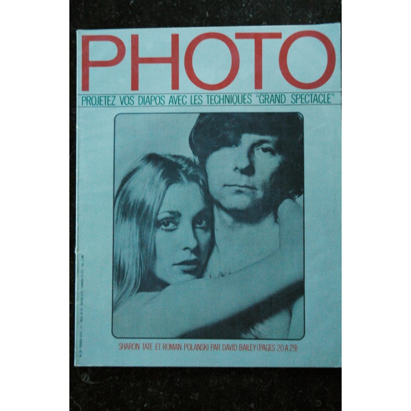 PHOTO 029 N° 29  SHARON TATE ROMAN POLANSKI PAR DAVID BAILEY ROBERT HUNTZINGER B VINCENT