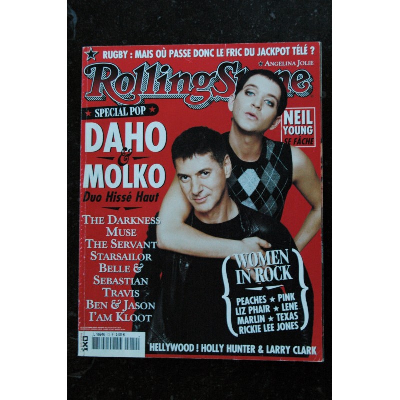 ROLLING STONE 012 N° 12  DUTRONC  MARCEAU  Camille Claudel Lars von TRIER  Sida Heteros