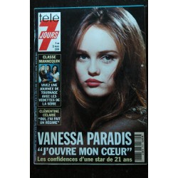 Télé 7 Jours  1713 *  1993  *  VANESSA PARADIS Cover + 4 pages  Yannick NOAH Cyril COLARD