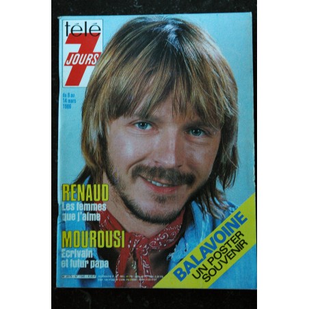 Télé 7 Jours  1339  1986    BALAVOINE    Cover + 2 pages
