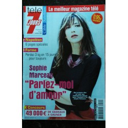 Télé 7 Jours 2062  *  1999  *     SOPHIE MARCEAU cover + 3 pages   Jennifer ANISTON  Pierce BROSNAN  James BOND