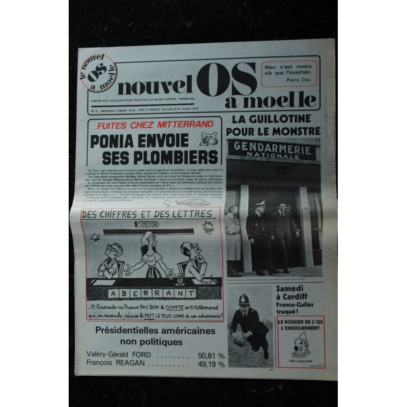 le nouvel OS à moelle  n°  4  *  25  février 1976  *