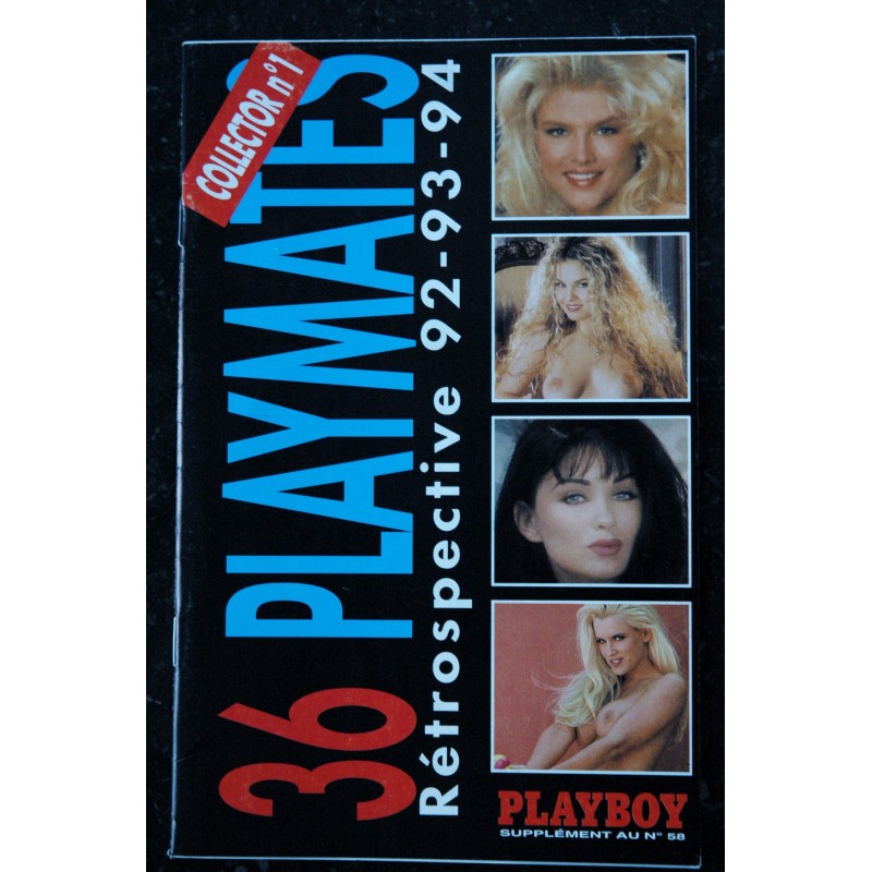 PLAYBOY 36 PLAYMATES  Collector n°  1 Rétrospective 92-93-94