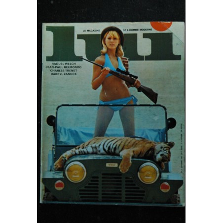 LUI 021 N° 21 JEAN-PAUL BELMONDO CHARLES TRENET CHARME RAQUEL WELCH J.P GOUDE NUS PIN-UP STRIP ASLAN 1965 LUI 021 N° 21 JEAN-PAUL BELMONDO CHARLES TRENET CHARME RAQUEL WELCH J.P GOUDE NUS PIN-UP STRIP ASLAN 1965