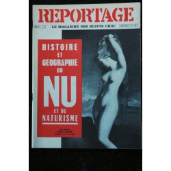 REPORTAGE le magazine des sujets choc  n° 25  * 1967 * Les folles nuits de Paris
