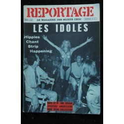 REPORTAGE le magazine des sujets choc  n° 28  * env. 1967 *  Cinéma et PROSTITUTION Marina Vlady Arletty Dany Carrel