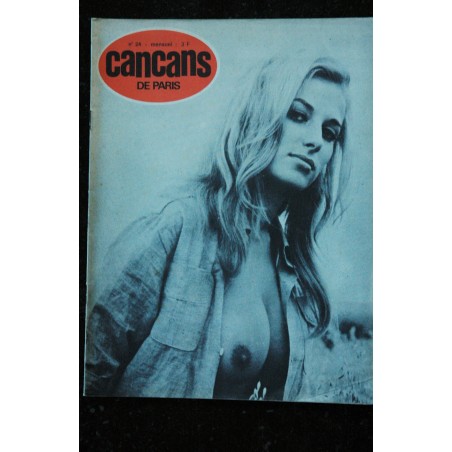 cancans de Paris  n° 24  * env. 1967 * Betty Rose James Bond girls Messaline