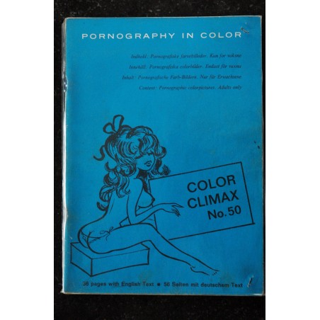 Color Climax N°  47    * 1970 env. *   Vintage Roman Photo en images uniquement Adultes