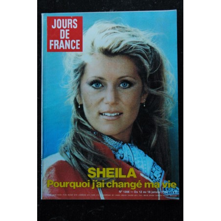 JOUR DE FRANCE 1376 1981 MAI COVER SHEILA MON SEUL AMOUR 7 PAGES