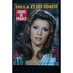 JOURS DE FRANCE 1395 1981 SEPTEMBRE COVER SHEILA & BORG LA RENCONTRE INATTENDUE 7 PAGES ANNIE GIRARDOT