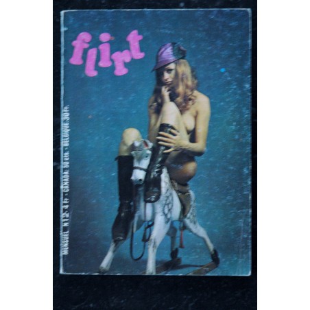 FLIRT  n° 10  * 1970 *   JOAN BAEZ   -  Rare - Pour Collectionneur  Mini book Vintage  *  Photos Hard  Adultes