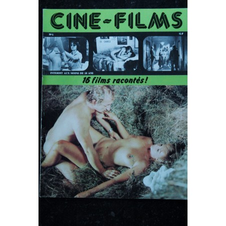 CINE-FILMS n° 5  * 1979 *  16 films racontés Pénélope Lamour Catherine Jourdan Anita Strindberg Sylvie Meyer Erotic