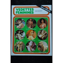 Vedettes Féminines Incognito  n°  1  * 1980 *  Sylvia KRISTEL Lina ROMAY Béatrice HARNOIS  *  EROTIC