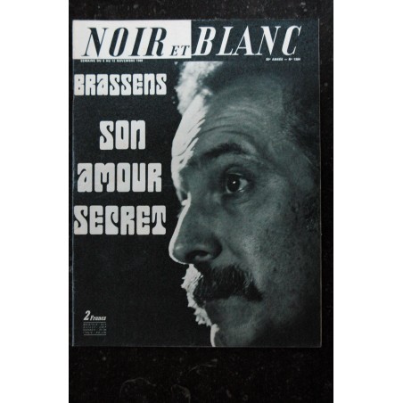 NOIR ET BLANC 1273  21 août 1969   COVER MICHEL SIMON + 5 pages