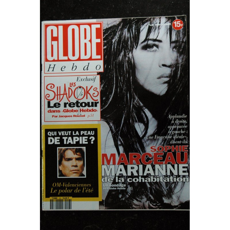 GLOBE Hebdo  24 * 1993 *  SPECIAL LEO FERRE  Cover + 8 pages   Daniel BUREN  Umberto ECO