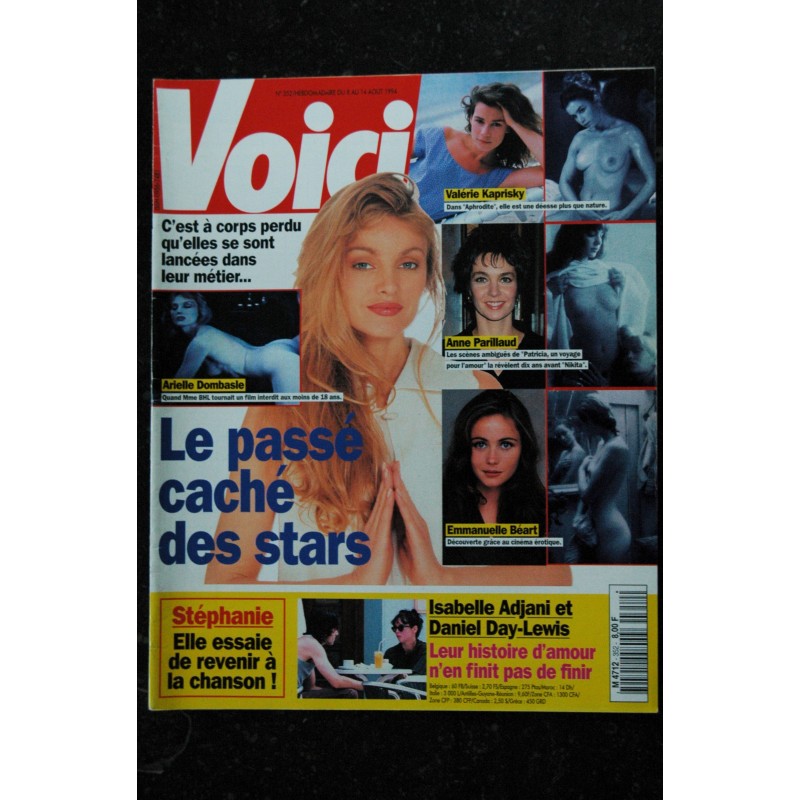 VOICI 396 1995 JUIN COVER VANESSA PARADIS JULIE LESCAUT VERONIQUE GENEST TOPLESS ESTELLE & DAVID HALLYDAY