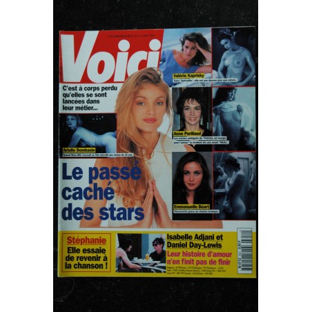 VOICI 396 1995 JUIN COVER VANESSA PARADIS JULIE LESCAUT VERONIQUE GENEST TOPLESS ESTELLE & DAVID HALLYDAY