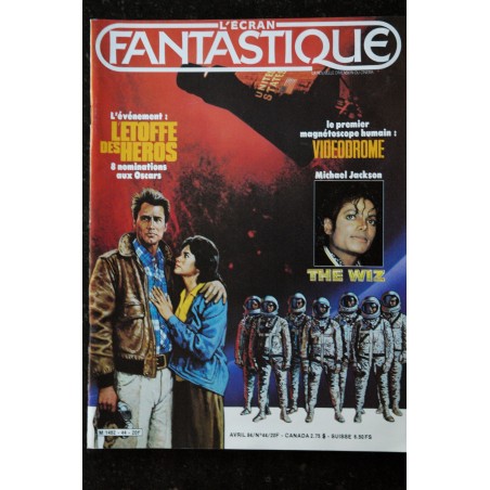 L'écran fantastique   n° 45  * 1984 *  La Forteresse Noire  CONAN 2  MUTANT