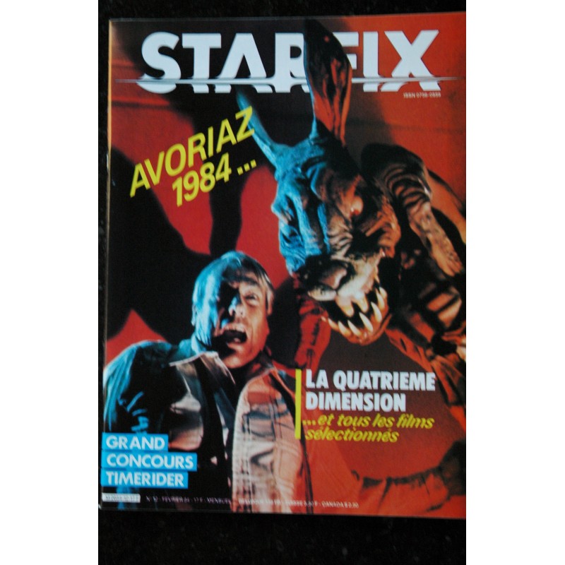 STARFIX 007  n° 7  * 1983 *    La guerre des étoiles III  Les PREDATEURS  GWENDOLINE  CUJO