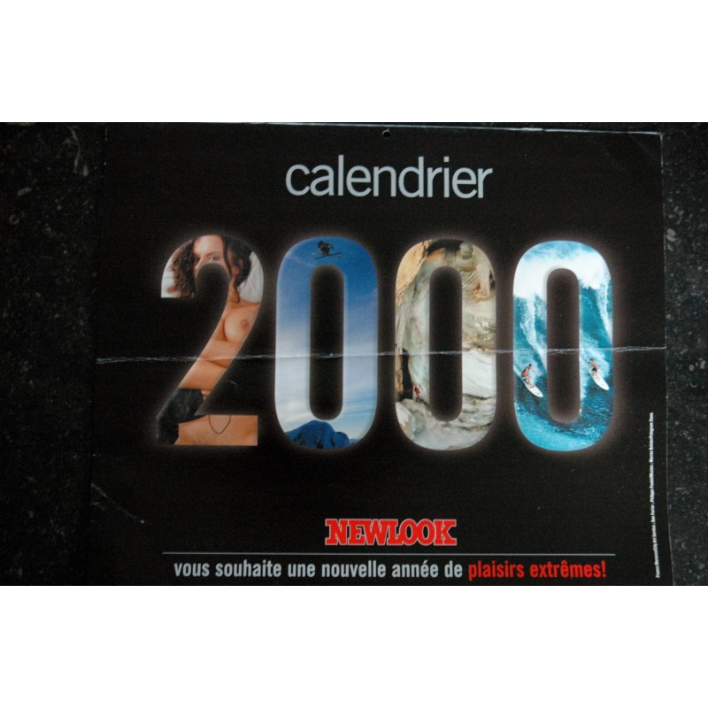 NEWLOOK CALENDRIER 2000 NOUVELLE ANNEE DE PLAISIRS EXTRÊMES PHOTOS NUDES CHARM