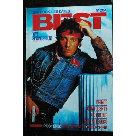 BEST 203  JUIN 1985  BRYAN FERRY  EURYTHMICS  DIRE STRAITS  WHAM