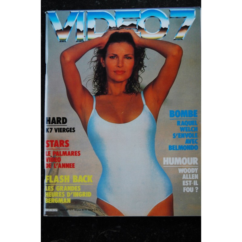 VIDEO 7 013 N° 13 1982  Isabelle HUPPERT  007 James BOND      + CAHIER EROTIC