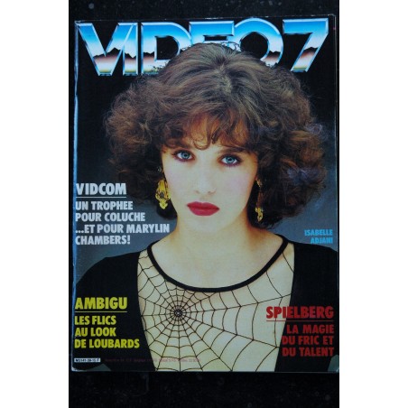 VIDEO 7 038 N° 38 1984  ISABELLE HUPPERT CHRISTOPHE LAMBERT Philippe NOIRET STANLEY KUBRICK J CHIRAC    + CAHIER EROTIC