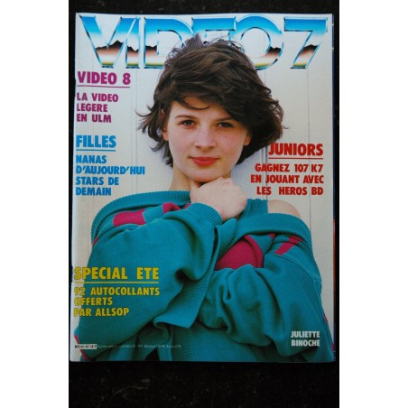 VIDEO 7 046  N° 46  1985 BROOKE SHIELD  MATT DILLON LELOUCH  PIERRE RICHARD Gabriella DUFWA  +  CAHIER X