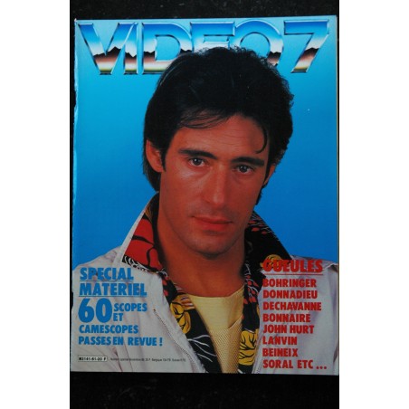 VIDEO 7 058  N° 58  1986  MARUSKA DETMERS BIRKIN DALLE SINCLAIR TRACI LORDS Charlotte GAINSBOURG    +  CAHIER X